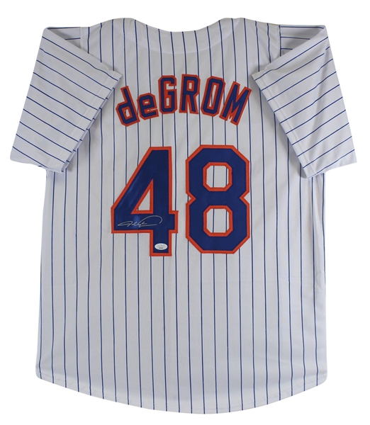 Jacob deGrom Signed Mets Home Style Jersey (JSA)