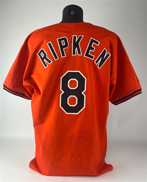 Cal Ripken Jr Signed Baltimore Orioles Jersey (JSA Sticker Only)