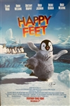 Happy Feet 27" x 40" Original Poster Signed by Robin Williams (Third Party Guaranteed)