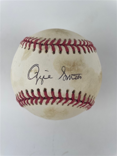 Ozzie Smith Signed ONL Baseball (Beckett/BAS)