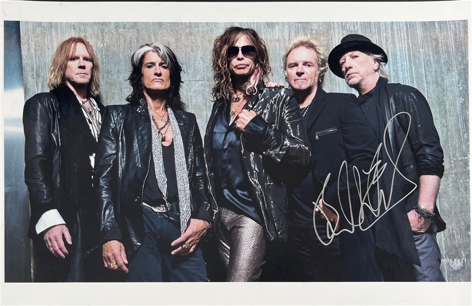 Brad Whitford 17 x 11 Signed Aerosmith Photograph (Third Party Guaranteed)