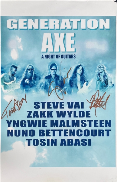 Generation Axe: Multi-Signed Mini Poster (3 Sigs)(Third Party Guaranteed)