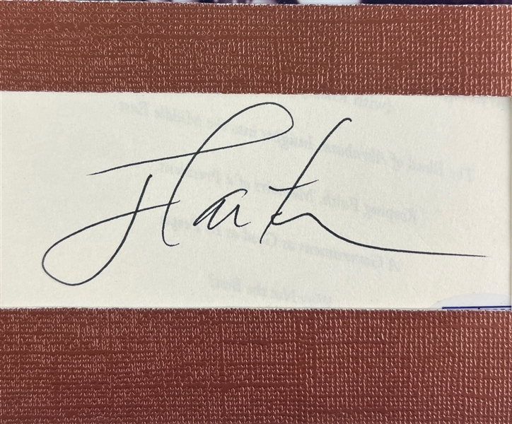 President Jimmy Carter Signed Cut Signature in Matted Display (PSA/DNA)