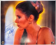 Star Wars: Carrie Fisher 16” x 20” Signed Official Pix Photograph from “Return of the Jedi” (Beckett / BAS LOA)