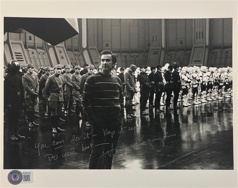 Star Wars: Producer Howard Kazanjian Signed 8" x 10" Photograph (Beckett/BAS)