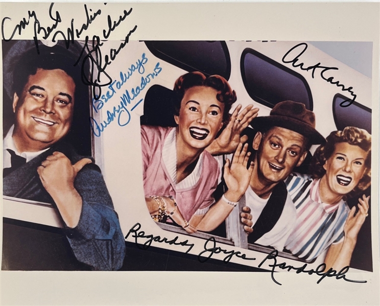 The Honeymooners: Cast Signed 8" x 10" Photograph (4 Sigs)(Beckett/BAS)