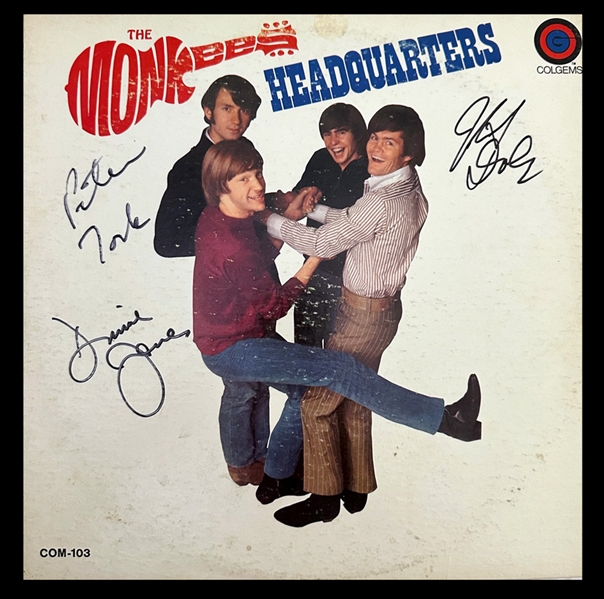 The MONKEES Signed Headquarters Album (Third Party Guarantee)