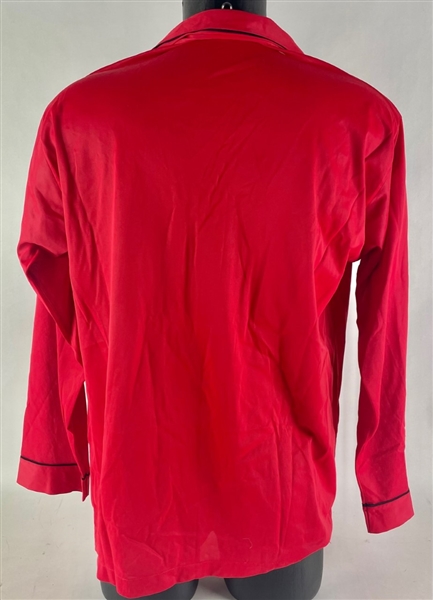 Elvis Presley Owned & Worn Red Nightshirt w/ Letter of Provenance from Patti Parry