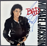 Michael Jackson Boldly Signed "Bad" Record Album (JSA)