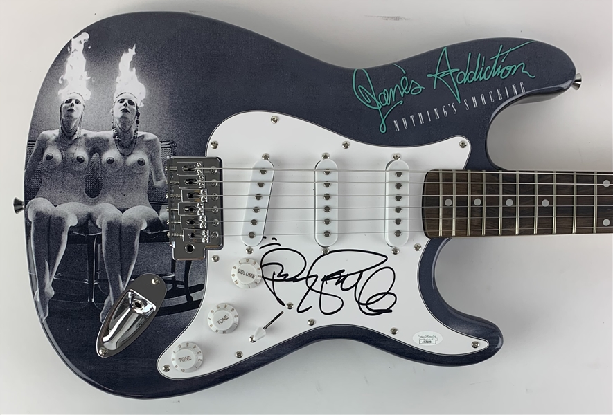 Jane's Addiction: Perry Farrell Signed Guitar with Custom Jane's Addiction Airbrushed Artwork (JSA COA)