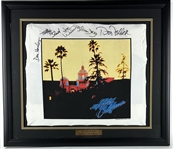 The Eagles Group Signed "Hotel California" T-Shirt (5 Signatures)(PSA/DNA)