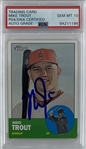 Mike Trout Signed 2012 Topps #207 TC ROOKIE CARD w/ Gem Mint 10 Auto! (PSA/DNA Encapsulated)