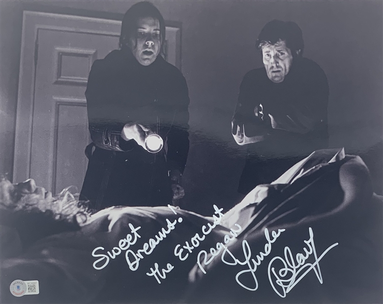 Linda Blair Signed & Inscribed Photo from "The Exorcist" (Beckett/BAS)