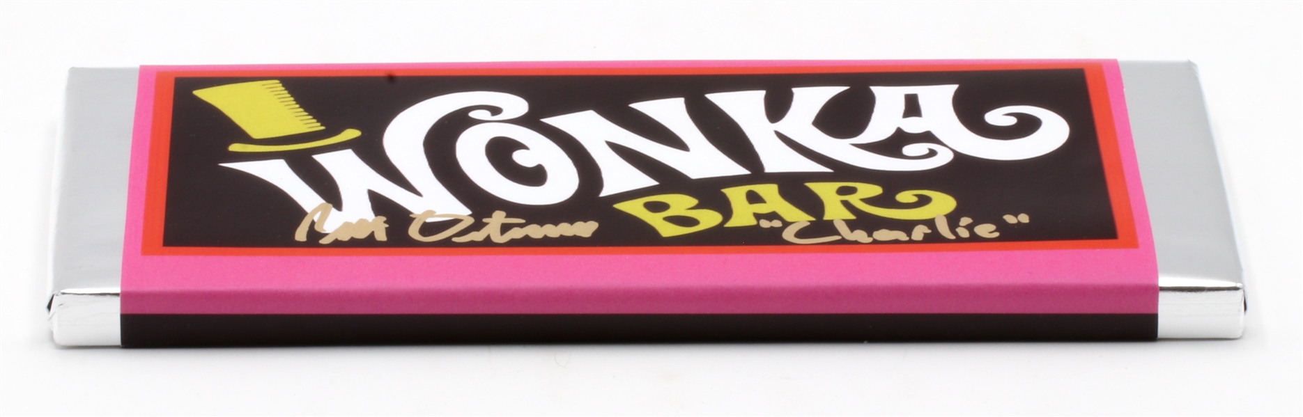 Wonka Bar Signed by Peter Ostrum (Charlie) from the Movie Willy Wonka & the Chocolate Factory (JSA)