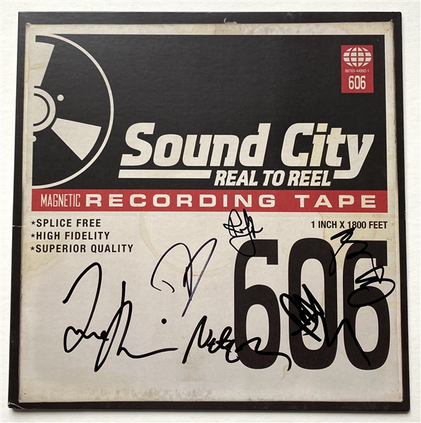 Foo Fighters In-Person Group Signed “Sound City Real to Reel” Album Record (6 Sigs) (JSA Authentication)