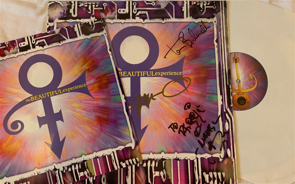 Prince & The New Power Generation 1994 Group Signed “The Beautiful Experience” Album Record (7 Sigs) (Roger Epperson/REAL LOA)  