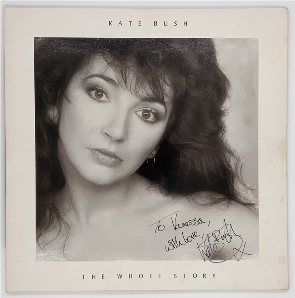 Kate Bush Signed “The Whole Story w/ “Running Up That Hill” Album Record (Third Party Guaranteed)