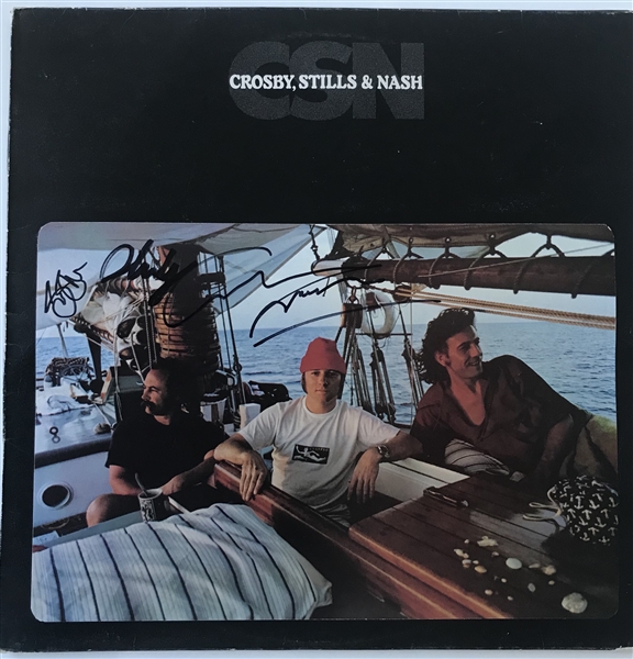 Crosby, Stills & Nash Signed “CSN” Record Album (Third Party Guaranteed)
