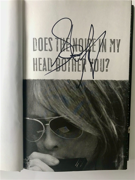 Steven Tyler Signed “Does the Noise in My Head Bother You” Bio Book (Third Party Guaranteed)