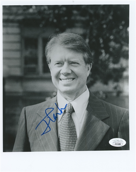 Jimmy Carter In-Person Signed 8” x 10” Photo (John Brennan Collection) (JSA Authentication) 