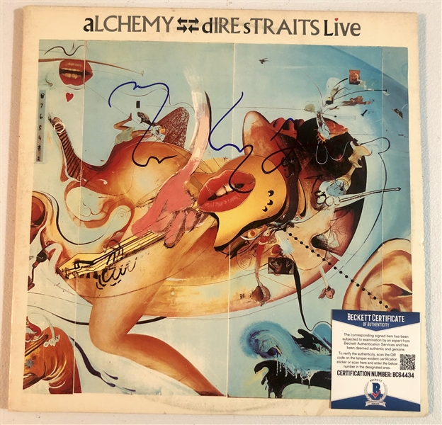 Dire Straits: Marc Knopfler In-Person Signed “Alchemy” Album Record (John Brennan Collection) (Beckett/BAS Authentication)