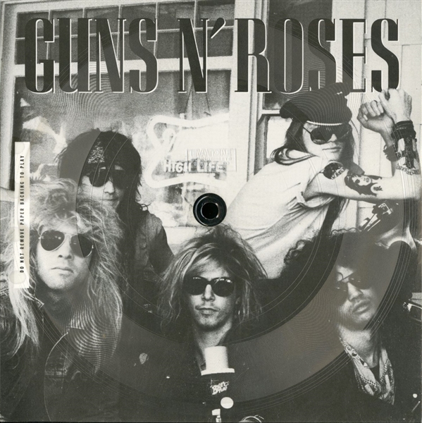Guns n’ Roses: Axl Rose 1988 Signed “Appetite For Destruction” Promo Album Record (ACOA Authentication)