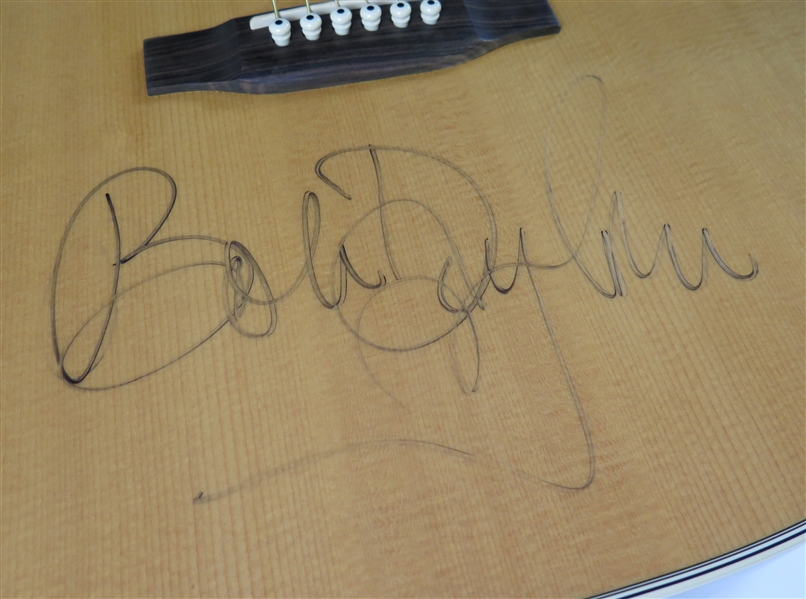 Bob Dylan RARE Signed Martin D-28 Acoustic Guitar (Beckett/BAS LOA & JSA LOA)