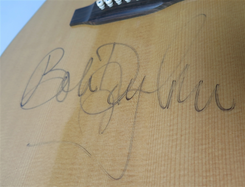 Bob Dylan RARE Signed Martin D-28 Acoustic Guitar (Beckett/BAS LOA & JSA LOA)
