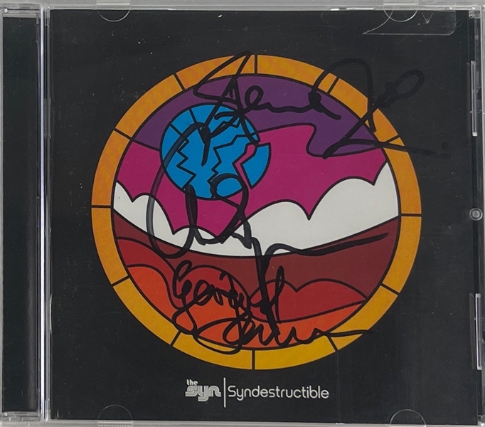 The Syn: Group Signed CD Cover(3 sigs)(Beckett/BAS)