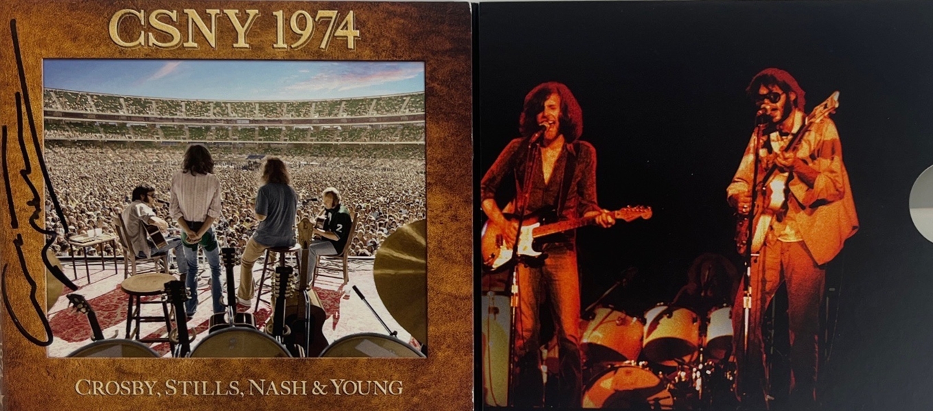 Graham Nash Signed Crosby, Stills, Nash, & Young 1974 CD (Beckett/BAS)