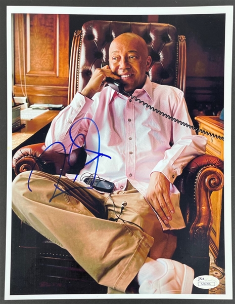 Russell Simmons Signed 8 x 10 Color Photograph (JSA)
