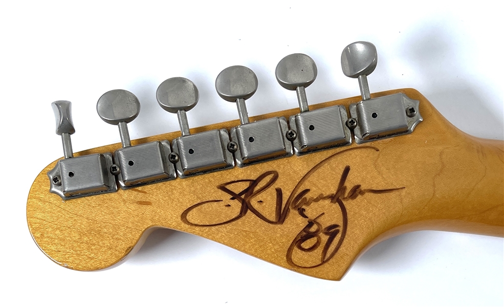 Stevie Ray Vaughan Ultra Rare Double Signed Fender Stratocaster Guitar (Beckett/BAS and Epperson/REAL LOA)