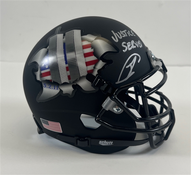 Rob ONeill Signed U.S. Twin Towers Mini Helmet (PSA/DNA)