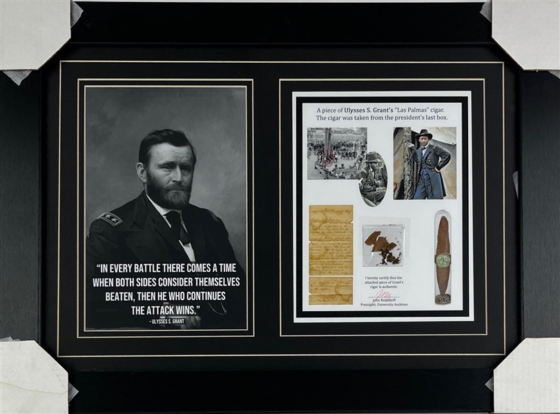 Ulysses S. Grant: Significant Remnants of his Las Palmas Cigar Taken From His Last Box (University Archives)