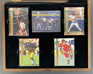 1992 Classic Four Sport Gold Foil Box Set - 4 Autographs w/ ONeal, Howard, Hamrlik, and Nein - 2107/9500 