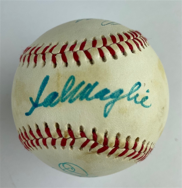 1956 World Series Greats Signed Baseball w/ Berra, Larsen, Drysdale, & Maglie! (JSA ALOA)(Third Party Guaranteed)
