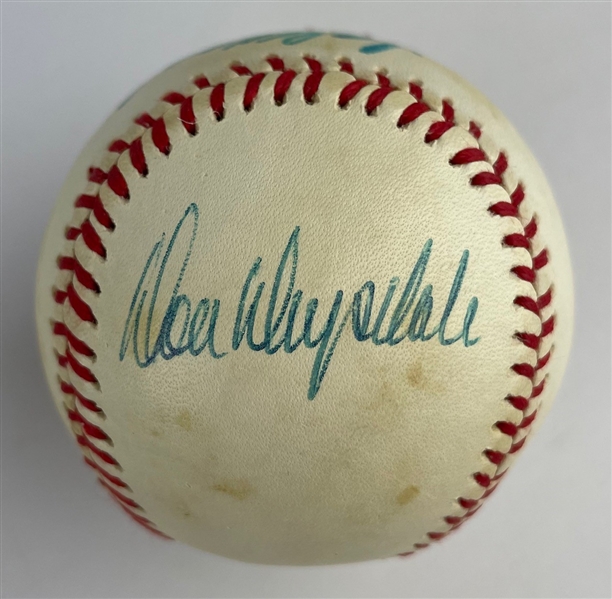 1956 World Series Greats Signed Baseball w/ Berra, Larsen, Drysdale, & Maglie! (JSA ALOA)(Third Party Guaranteed)