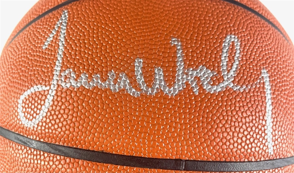 James Worthy Signed Spalding Basketball (Third Party Guaranteed)