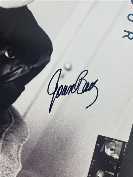Joan Baez Signed Tour Book (JSA)