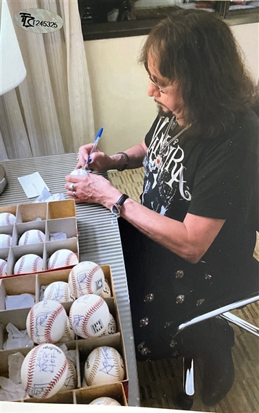 KISS: Ace Frehley Signed OML Baseball (Third Party Guaranteed)