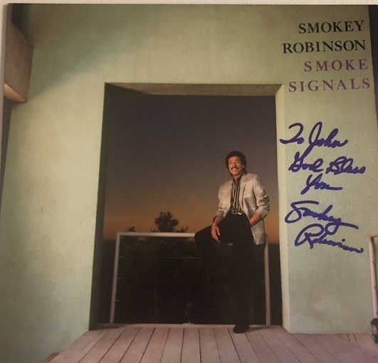 Smokey Robinson In-Person Signed “Smoke Signals” Album Record (John Brennan Collection) (Beckett/BAS)