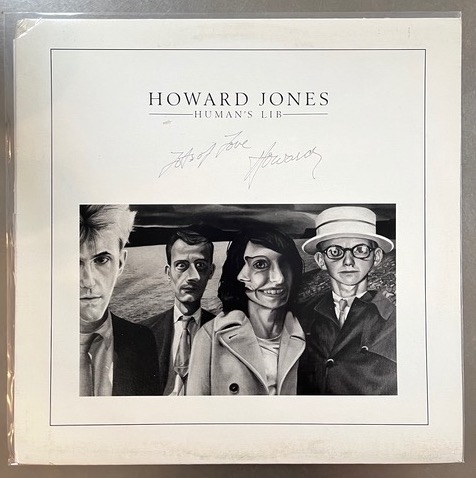 Howard Jones Signed “Human’s Lib” Album Record (Third Party Guaranteed)