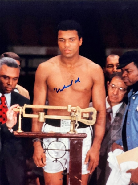 Muhammad Ali In-Person Signed Oversized 20” x 16” Photo (Third Party Guaranteed)