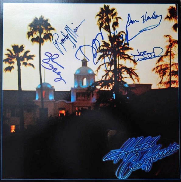 The Eagles RARE Fully Band Signed Hotel California Record Album :: One of the Finest in Existence! (JSA LOA & Epperson/REAL LOA)