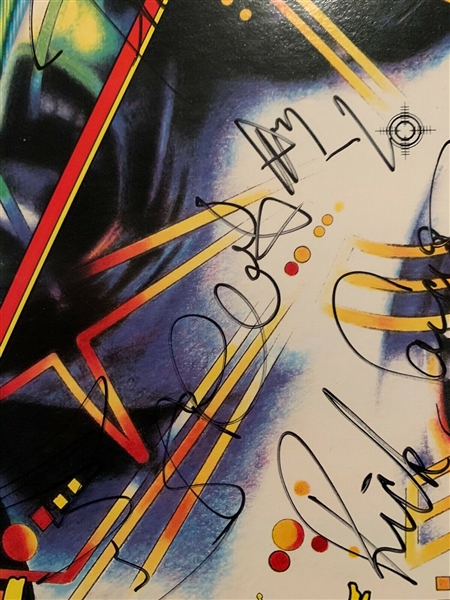 Def Leppard Extraordinary Fully Group Signed Hysteria First Pressing Album with Steve Clark :: The Finest Example We've Handled! (Epperson/REAL LOA)