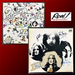 Led Zeppelin Impressive Group Signed "Led Zeppelin III" Album with All 4 Members Incl. Bonham! (Epperson/REAL LOA)