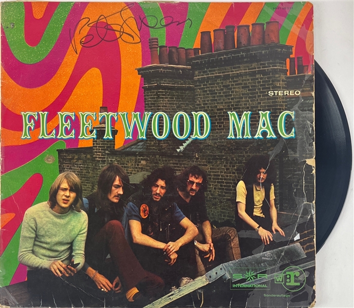 Fleetwood Mac: Peter Green Signed LP Cover w/ Vinyl (Third Party Guaranteed)