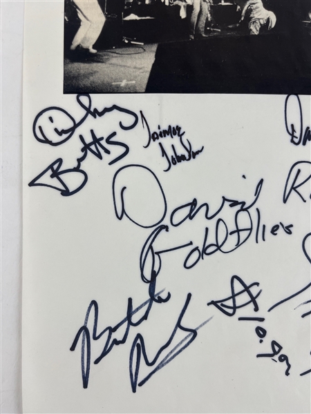 The Allman Brothers Group Signed 8.25 x 11.75 Page (Third Party Guaranteed)