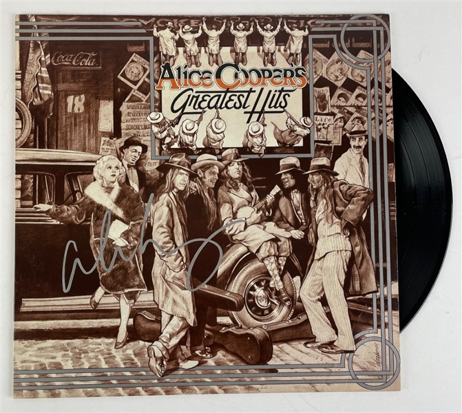 Alice Cooper Signed Greatest Hits Album Cover (JSA)