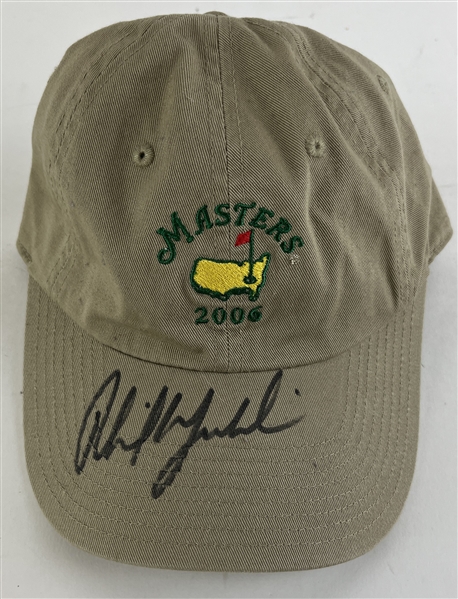 Phil Mickelson Signed 2006 Masters Tournament Hat (JSA Sticker Only)